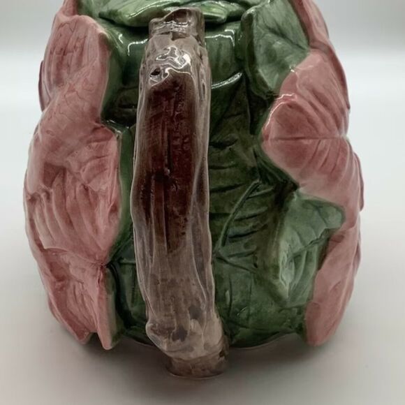 COPY - Omnibus Poinsettia Teapot from Fitz and Floyd tea pot discontinued rare … - Picture 7 of 10
